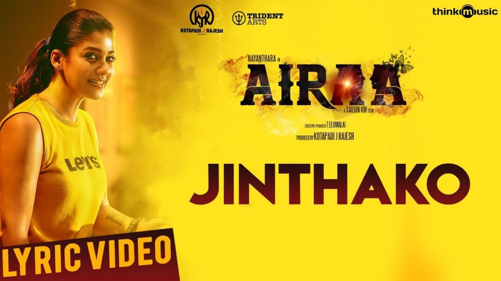 Jinthako Song Lyrics – Airaa
