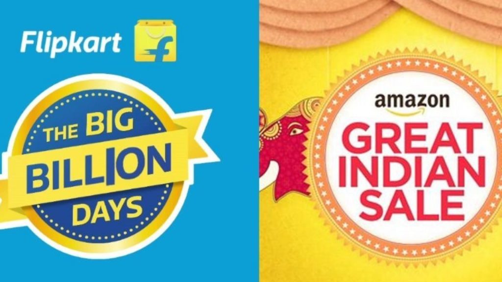 12th Oct - 17th Oct Amazon Great Indian Festival and Flipkart Big Diwali Sale full Offer List
