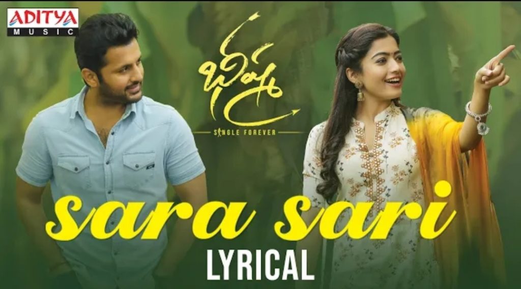 Sara Sari Song Lyrics – Bheeshma